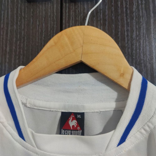Le Coq Sportif 2004 Euro Cup Shirt like new, white and blue, XL