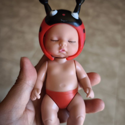 Baby Ladybug doll like new, 15 cm tall