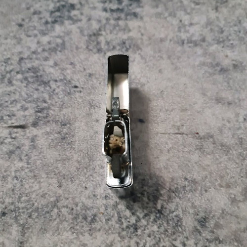 Jagermeilter lighter used, collectible with scratches