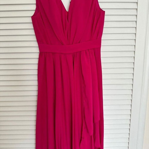 Maxi dress new fuchsia, long, airy