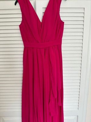 Maxi dress new fuchsia, long, airy