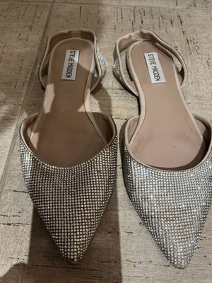 Steve Madden ballerinas used, silver, size 39