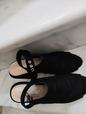 Super Mode sandals used, black, size 39