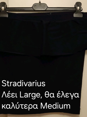 Stradivarius skirt black like new, size M