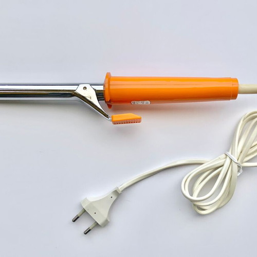 Hair Curling Iron Retro used, orange 1970s ABC