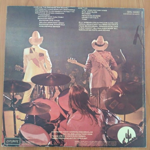 ZZ Top Fandango! LP vinyl used, 33 rpm, 1975