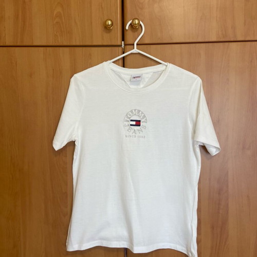 Tommy Jeans women's t-shirt with logo, white