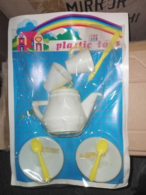 Kitchen toy card from the 70s sealed