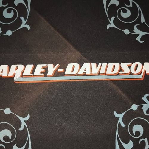 Harley-Davidson vintage bandana used, black