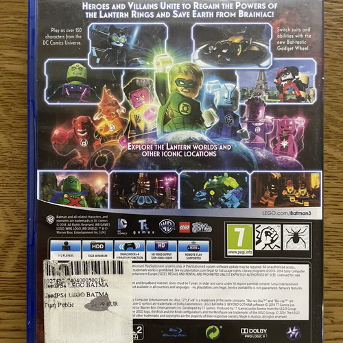 Lego Batman 3 Beyond Gotham PS4 game