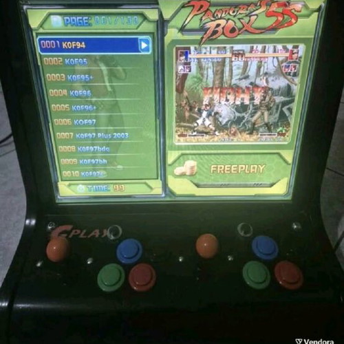 Arcade electronic game used with 1300 games