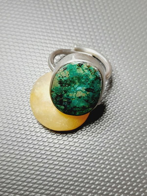 Handmade silver ring 925 with semi-precious stone new
