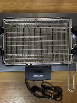 Delonghi BQ80.X Electric Table Grill 2450W like new, stainless steel