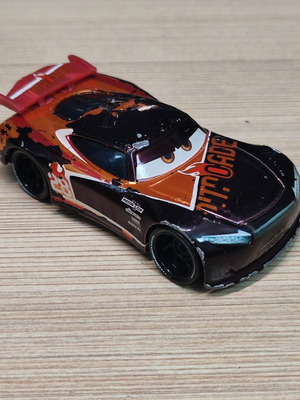 Mattel Disney Pixar Cars Tim Threadless Metallic Foil μεταχειρισμένο αυτοκινητάκι