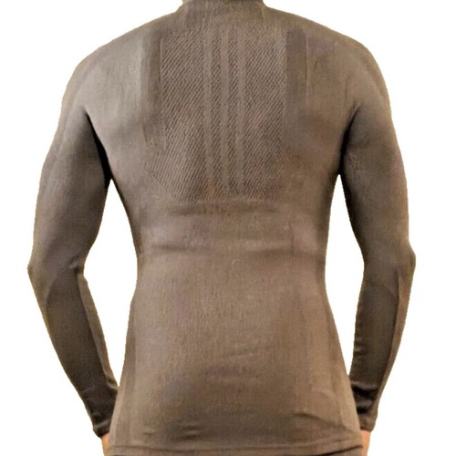 Adidas Terrex Drynamo Merino Wool Base Layer Turtle Neck grey M-L