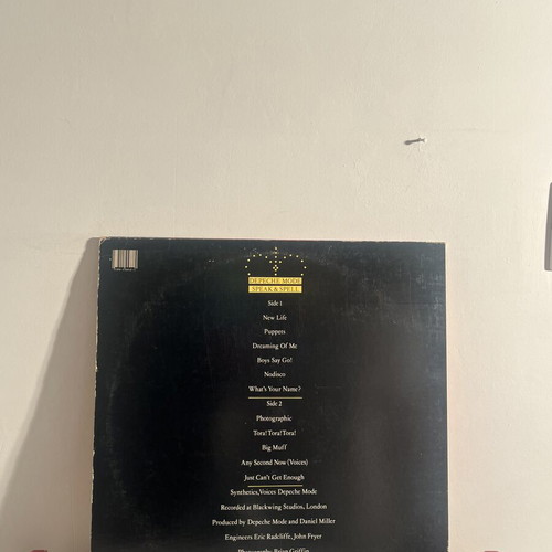 Depeche Mode Speak & Spell vinyl LP used, 1981 US pressing
