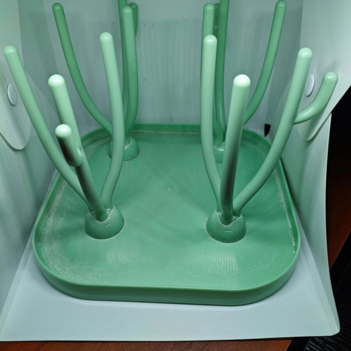 Bottle drying stand tree type like new, green