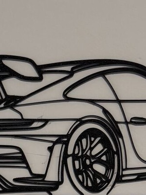 Porsche 911 GTR RS wall decoration like new