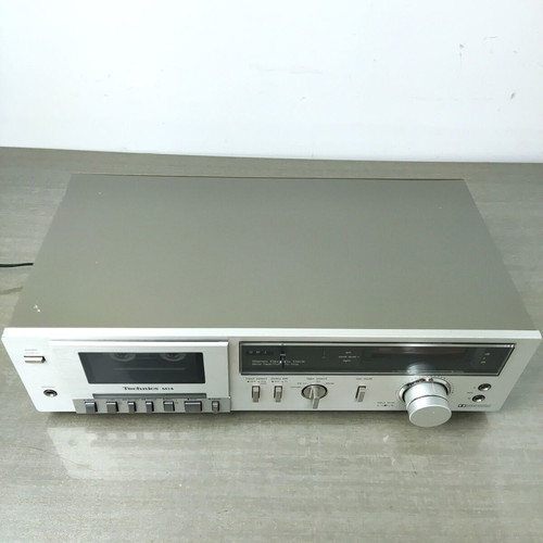 Technics RS-M14 Stereo Cassette Deck used with FL VU-Meters and Metal Tape