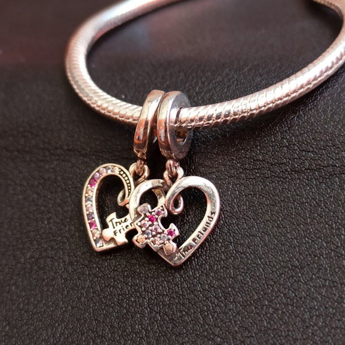 Pandora True Friends Charm original, like new, silver