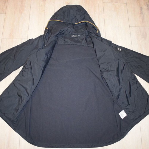 2117 of Sweden hybrid merino wool hoody men jacket size XXL like new, black
