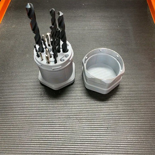 Drill Bit Case new, red color