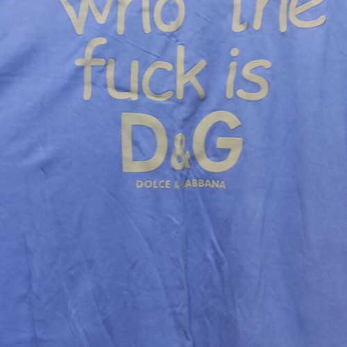 D&G Dolce and Gabbana long sleeve shirt like new, blue and pink, XXL