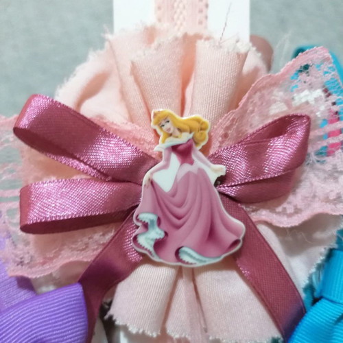 Hair ribbons for girls new, set of 5 elastic