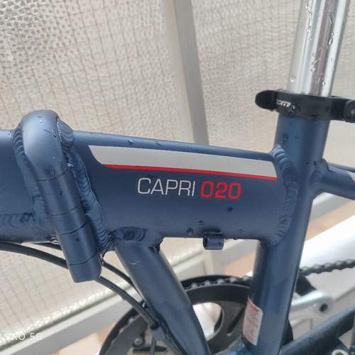 Folding Aluminum City Bicycle like new, 20 Inch, blue, V-Brakes