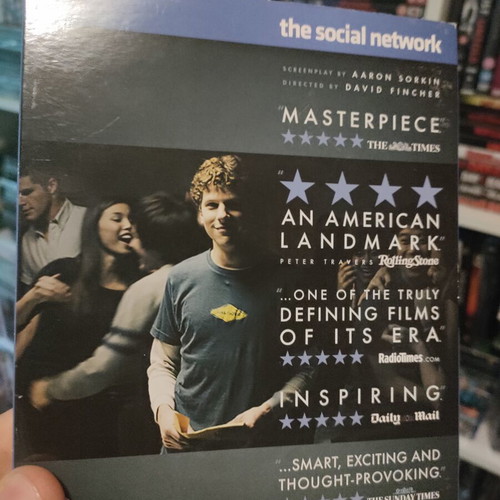 The Social Network Blu-Ray like new, English subtitles, drama
