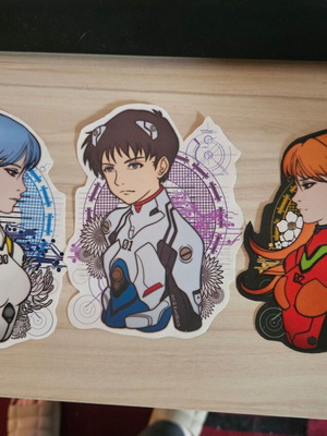 Neon Genesis Evangelion Σετ Χειροποίητα Αυτοκόλλητα Κατόπιν Παραγγελίας