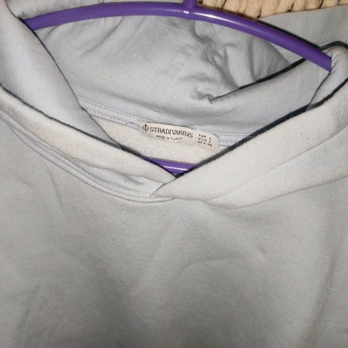 Hooded sweatshirt used, light blue