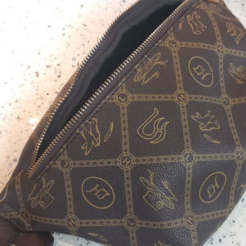 Women's Waist Bag new, brown with extra small inner pocket