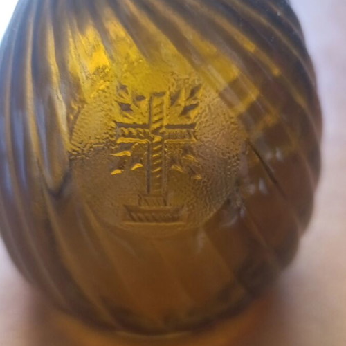 Ecclesiastical lampogialo like new, 9cm diameter, brown/olive