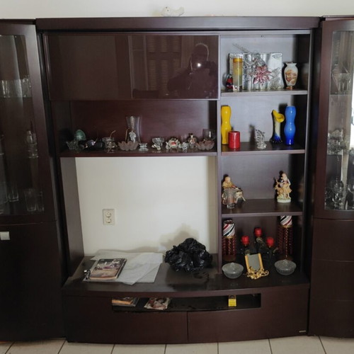 Showcase furniture like new with drawers and storage space