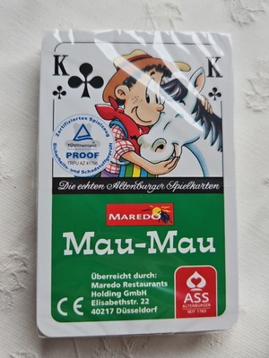 Τράπουλα Mau-Mau καινούργια, σφραγισμένη με πλαστικό κουτί