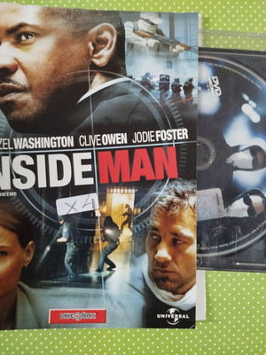 Inside Man DVD used with Greek subtitles