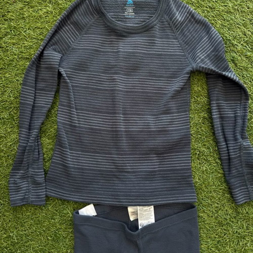 Odlo children's thermal set like new, wool, size 116, grey