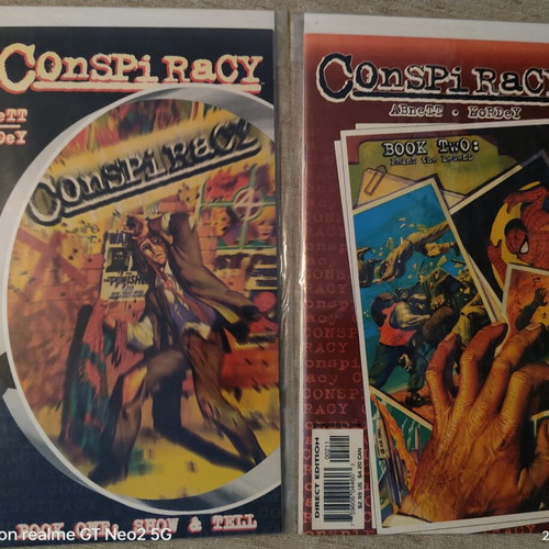 Conspiracy #1 & 2 Marvel mini series, complete set