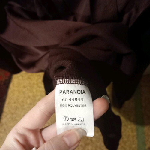 Paranoia satin blouse like new, size S, damask color