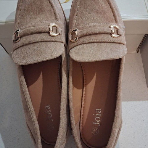 Loafers women’s like new, suede, anti-slip sole
