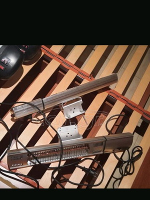 Eurolamp infrared heating panels 2000 watt, like new, set of 2