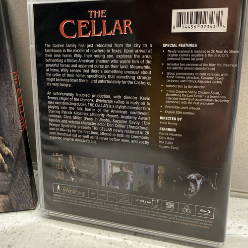 The Cellar Blu-ray with English subtitles, like new