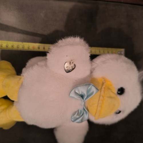 Plush duck with zipper, like new