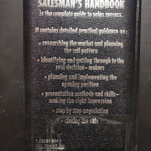 The Salesman's Handbook book like new