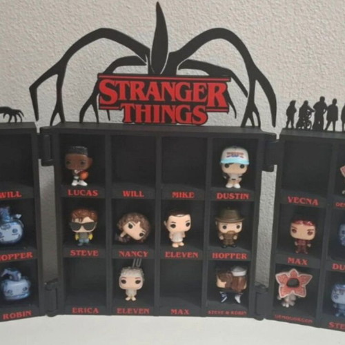 Stranger Things Kinder Joy stand new, plastic PLA material