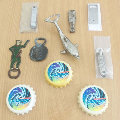 10 Old Bottle Openers for Beer & Soft Drinks, for Use or Decoration