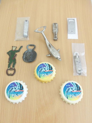 10 Old Bottle Openers for Beer & Soft Drinks, for Use or Decoration