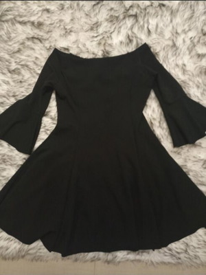 Black strapless dress like new, size S