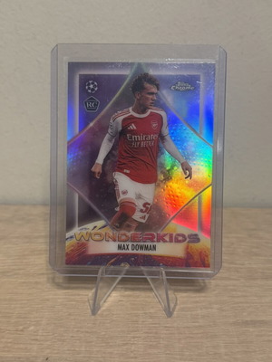 Max Downman Arsenal RC Wonderkids Topps Chrome 2026 card new